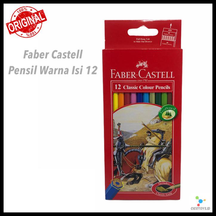 

Pensil Warna Faber Castell 12 Classic Colour Pencils