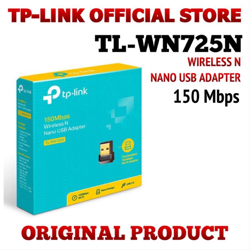 TP-LINK TL-WN725N / 725N WIFI ROUTER 150Mbps Garansi Resmi TP-Link Indonesia