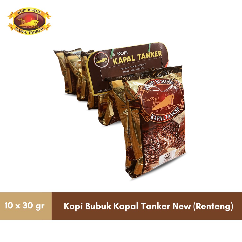 

Kopi Bubuk Kapal Tanker New Renteng - 10 X 30 Gr