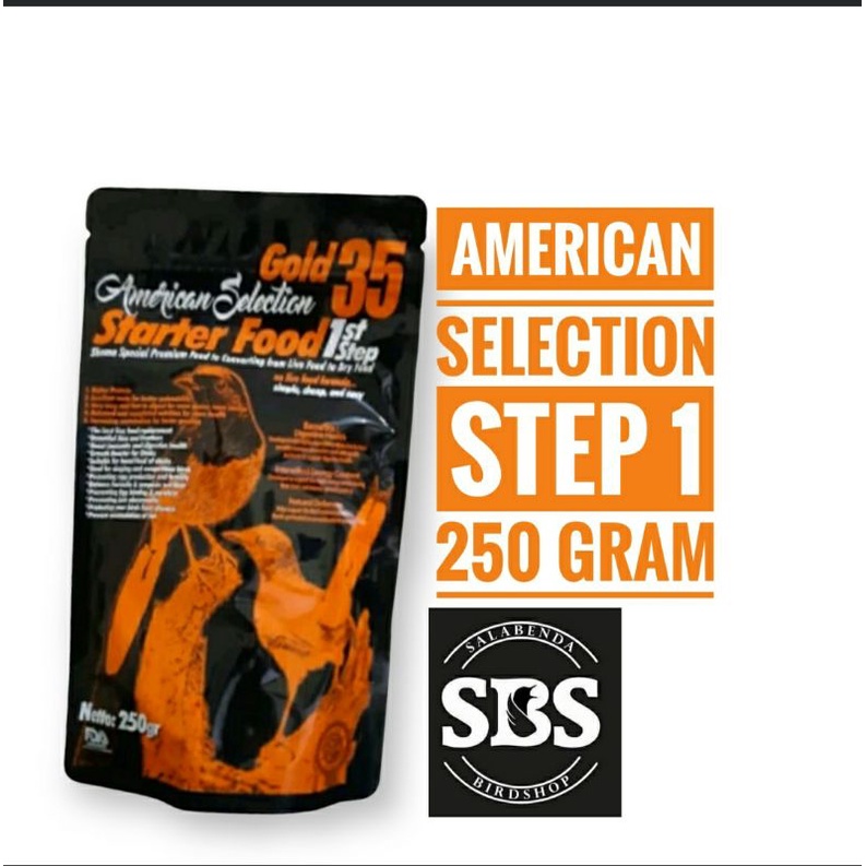 AMS GOLD 35 STEP 1 PAKAN MURAI JAWARA BENTUK VOER HALUS 250 GR