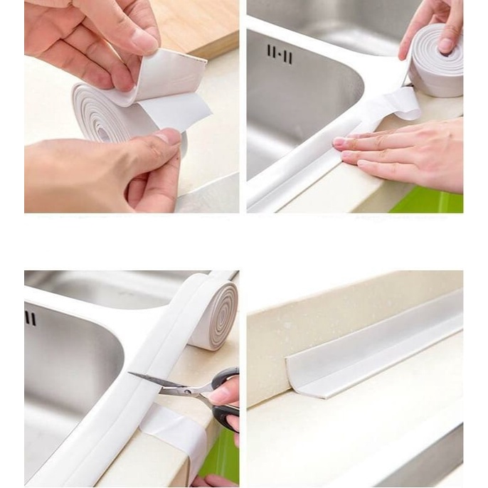 [TOYOU SHOP T25] SEAL TAPE PEREKAT ANTI JAMUR | PENUTUP CELAH SIKU | KARET PENGAMAN FURNITUR SERBAGUNA