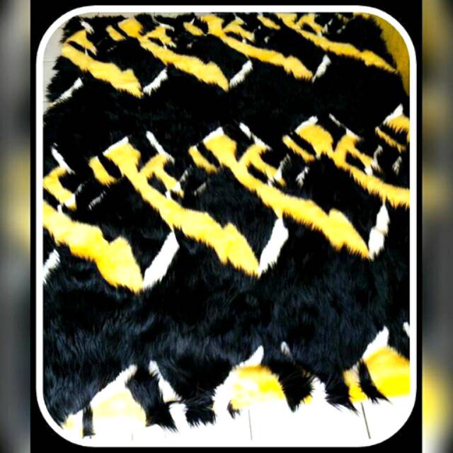Karpet Bulu Korea Motif
