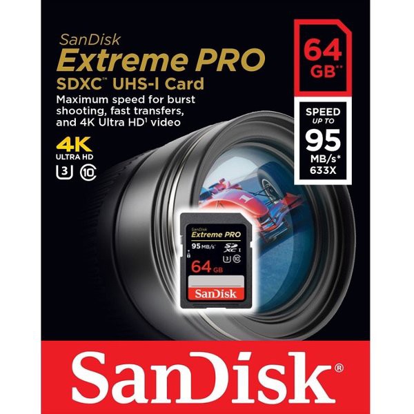 Memori Sandisk Extreme Pro 64gb Class 10