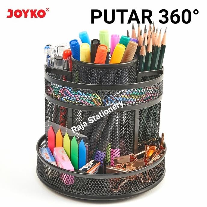 

Joyko Desk Set 360 Stationery / Tempat Alat Tulis Bisa Diputar Ds-33 Terlaris