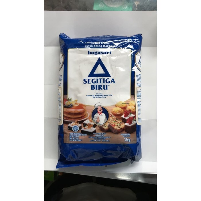 

Ht62D Tepung Segitiga Biru 1 Kg Bogasari Serbaguna Cake Cooki Protein Sedang Ht52Hh