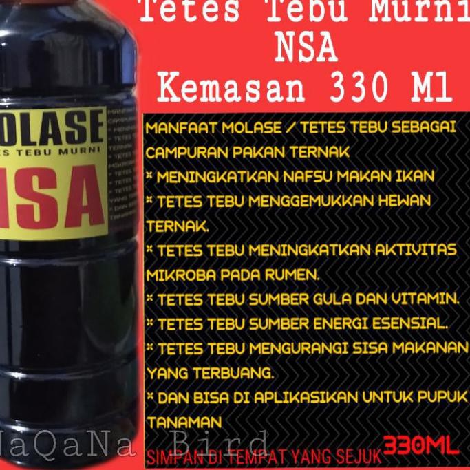 

■■■ Molase Molases Tetes Tebu Murni NSA Kemasan 330ml