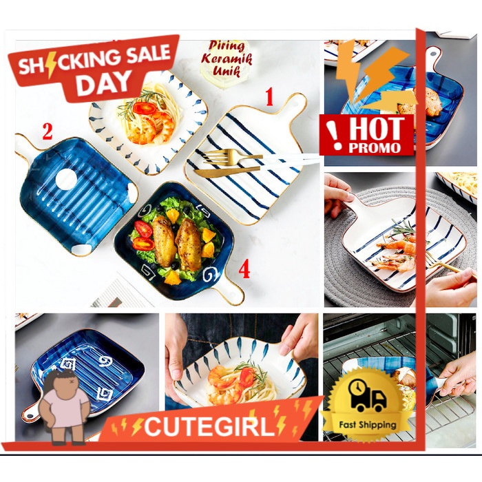 Piring Keramik Unik Piring Saji