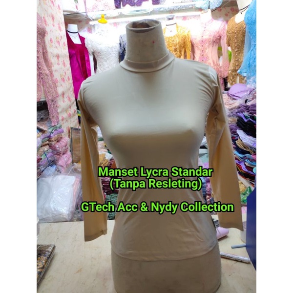 Manset Lycra Standar Tanpa Resleting