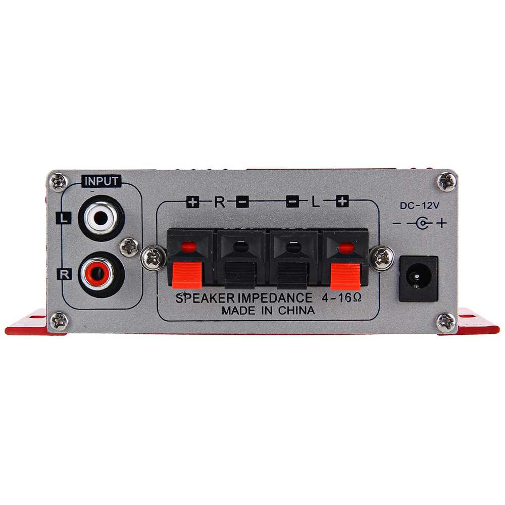 HIGH QUALITY - 100% ORI Power Ampli Amplifier Mini HiFi Stereo Power Amplifier Treble Bass Booster Hi-Fi Stereo Amplifier Speaker 2 channel 20W - HY-2001