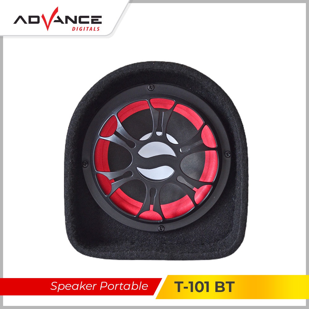 Speaker Advance T-101BT Speaker Bluetooth - Black [Karaoke/FM/5 Inch] ~ FMS