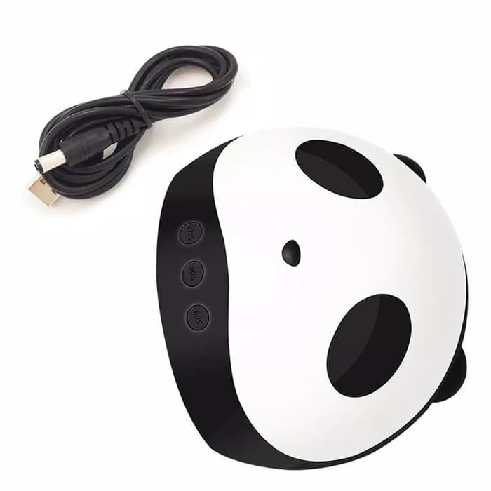 Alat Pengering Kutek Gel Nail Art LED Mini Smart Portable Panda Design | Pedicure Perawatan Kuku lucu Sun KUTEKS