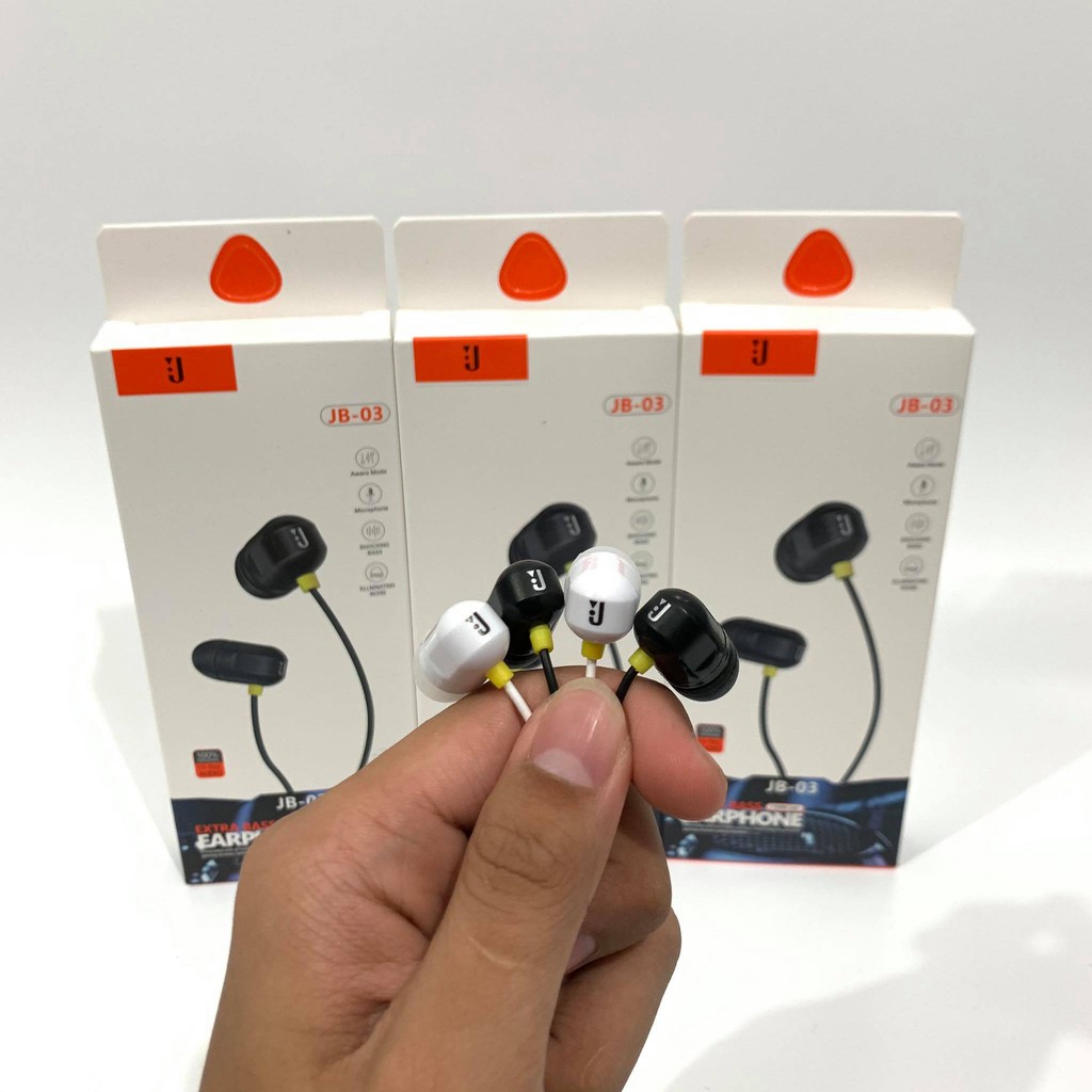 HANDSFREE HF JBL JB-03 EXTRA BASS HEADSET EARPHONE JBL JB-03 EXTRABASS WITH MIC