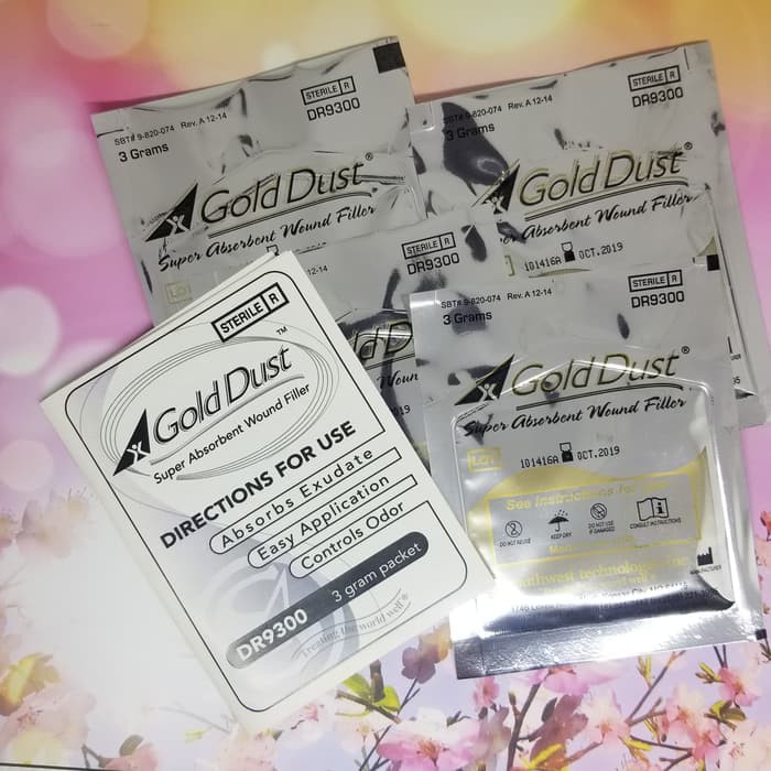 GOLD DUST FILLER ABSORBEN CAIRAN LUKA