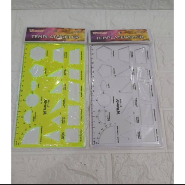 

Penggaris motif kotak besar