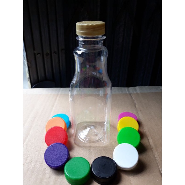 Botol Plastik Hazelnut 300ml/ Botol minum juice kopi