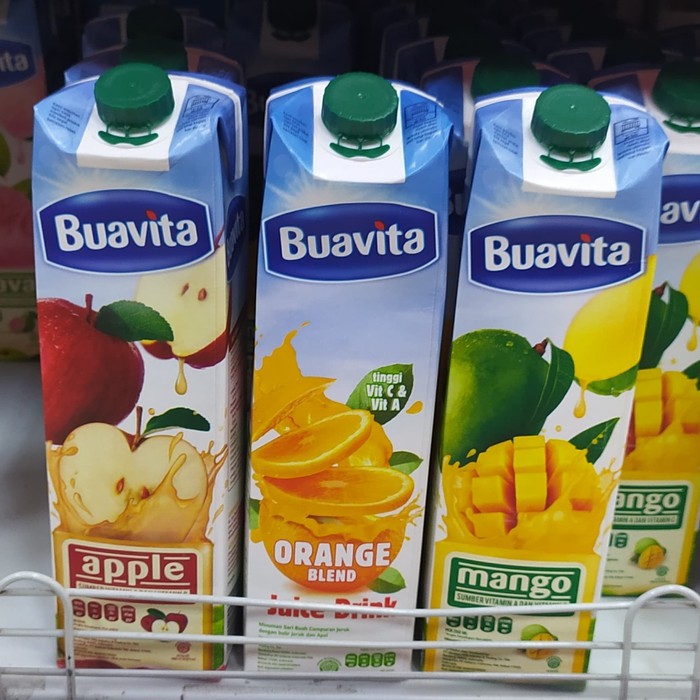 

Buavita Jus Apple Orange Mango 1000ml Kotak Besar