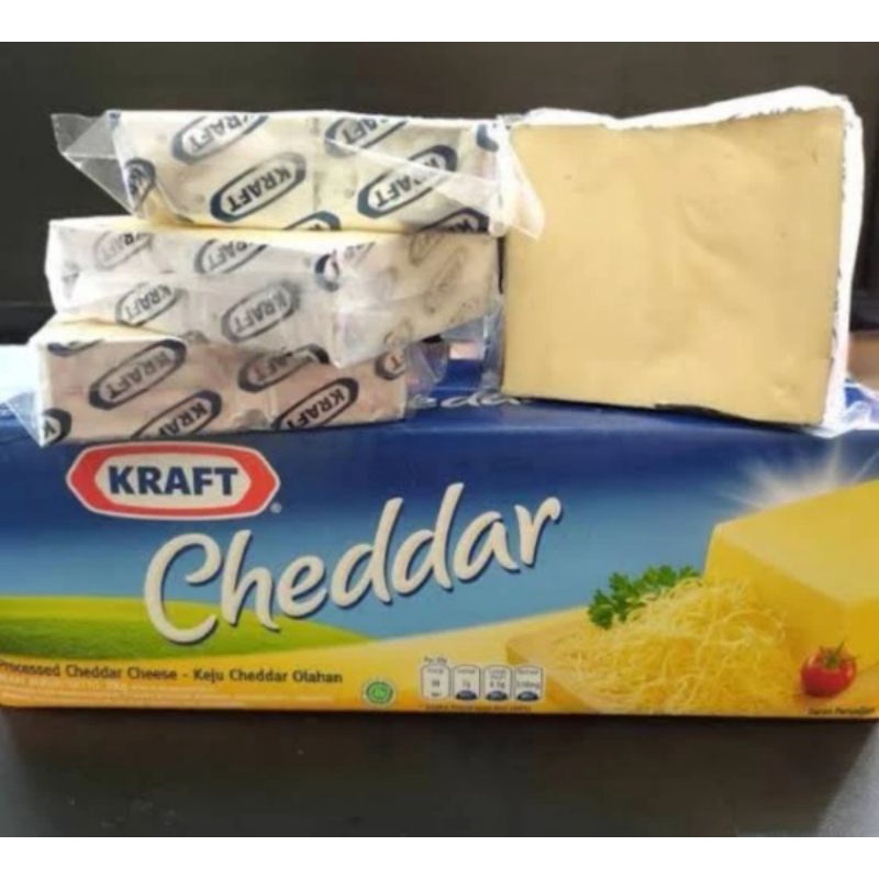 

Keju kraft cheddar Repack 250gram