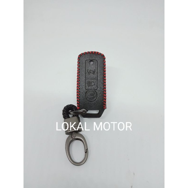 Gantungan kunci dan cover kulit remote keyless Honda PCX 150 ADV 150 FORZA