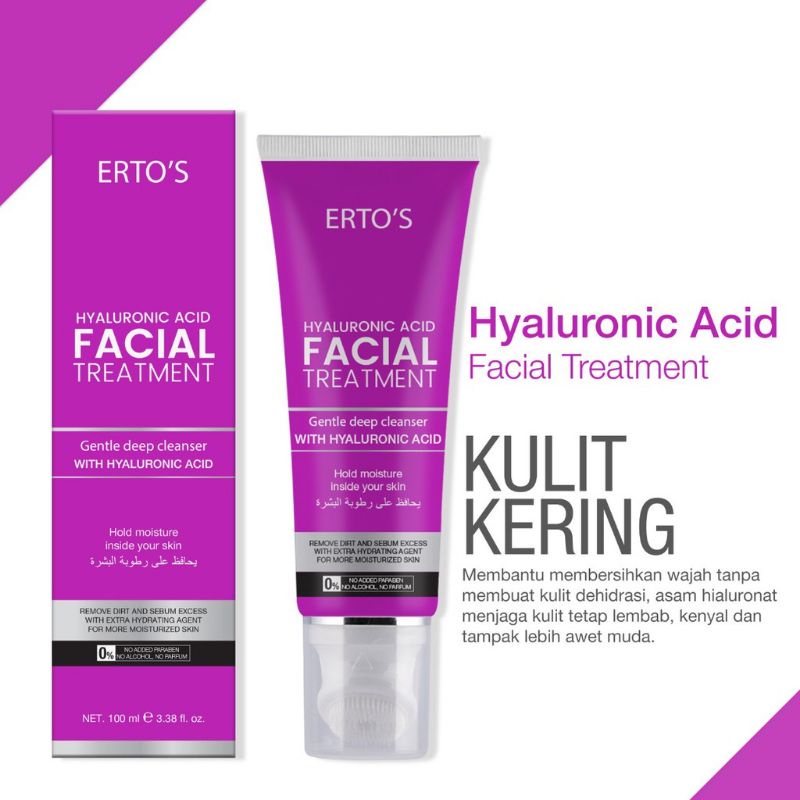 [ORI] Paket Skincare Hyaluronic Series 2in1Kulit Kering dan Kusam Facial Treatment New Hyaluronic 100ml + Serum Hyaluronic 20ml ORIGINAL BPOM