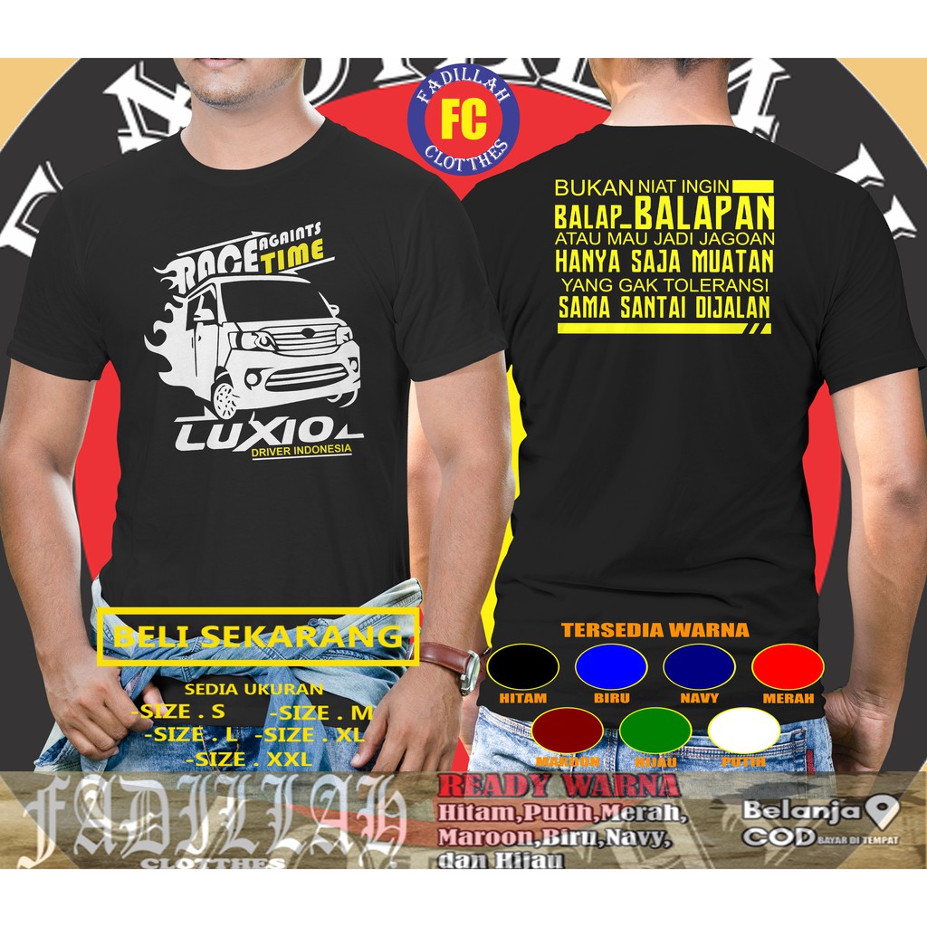 Kaos Mobil Driver Luxio Baju Otomotif