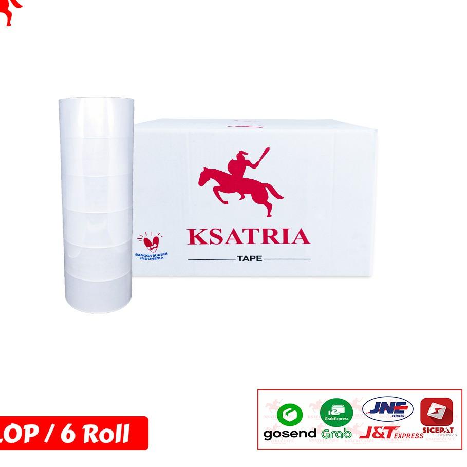 

Big Sale Lakban OPP Tape / Lakban Clear White KSATRIA Tape 60 Yard 1 Slop