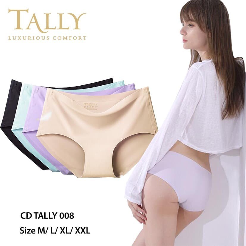 TALLY Cd 008 Celana Dalam Seamless Tanpa Jahitan Anti Nyep Underwear