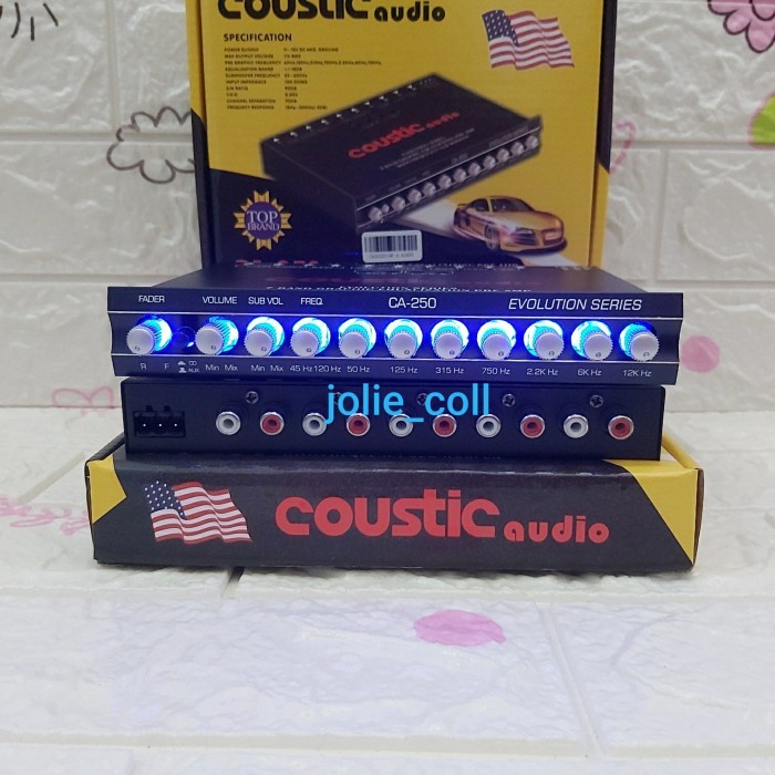 Film &amp; Musik Vokal PREAMP EQUALIZER COUSTIC CA250 WITH 7 BAND