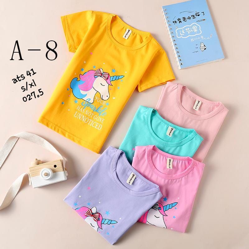 Kaos/atasan Import anak cewek ( umur 2 - 5 tahun )