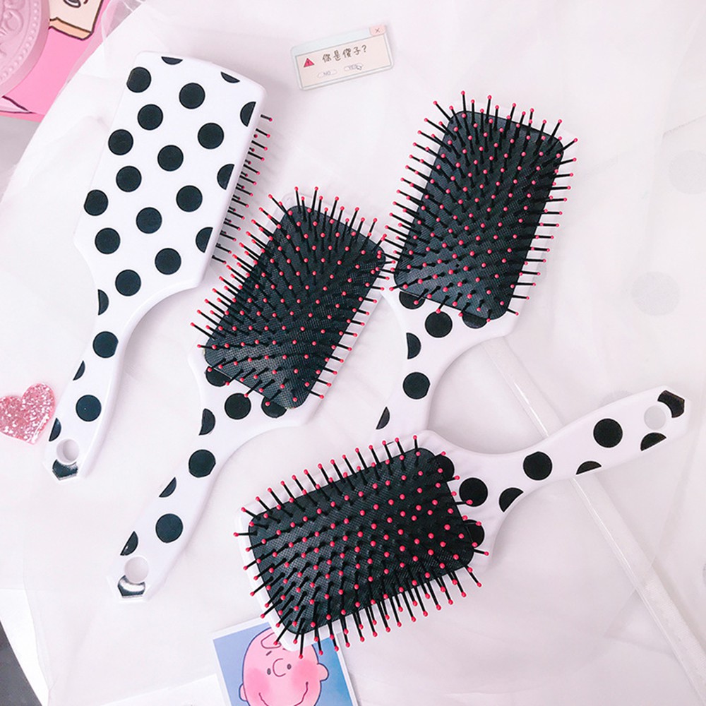 Korean-style Air Bag Large Curly Hair Comb Hair Massage Comb Antistatic Straight Hair Big Board Cow Comb