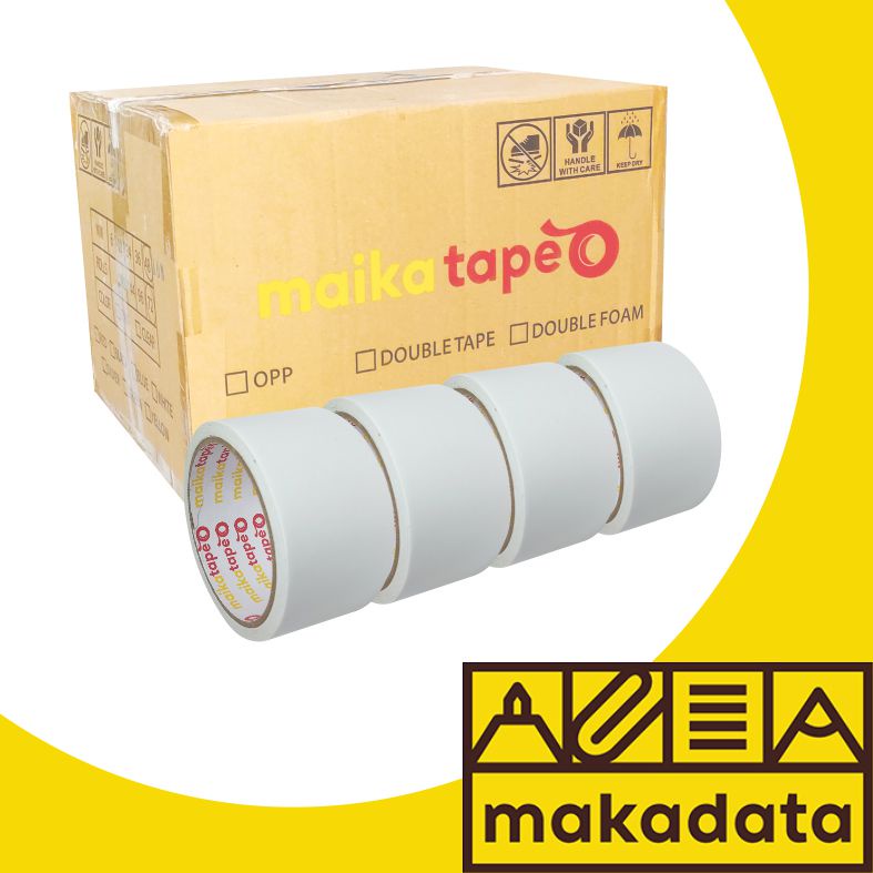

ISOLASI DOUBLE TAPE MAIKATAPE 48MM (1BOX) MURAH