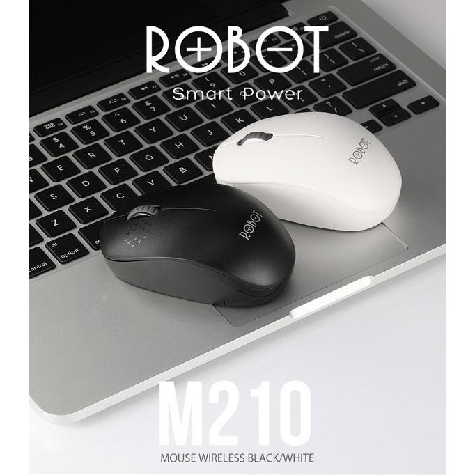 Robot M210 2.4G USB Wireless Optical Mouse garansi robot 1 tahun