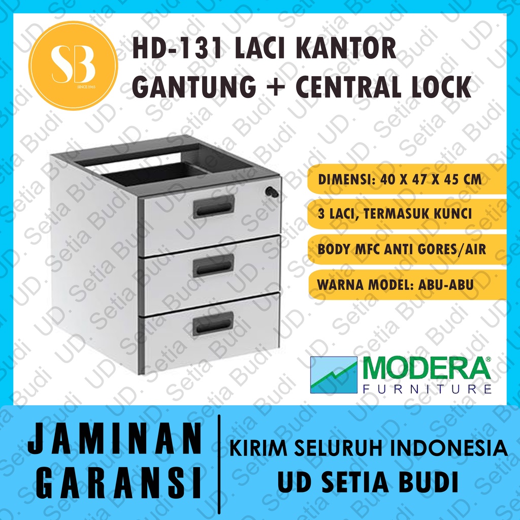 Laci Kantor Pedestal Gantung + Central Lock Modera HD 131 M-Class