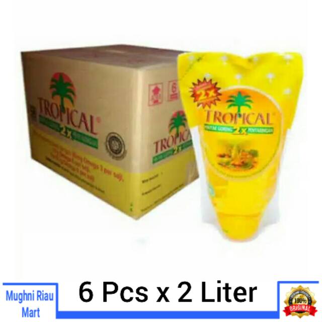 

Tropical Minyak Goreng Karton 2 Liter x 6 Pcs