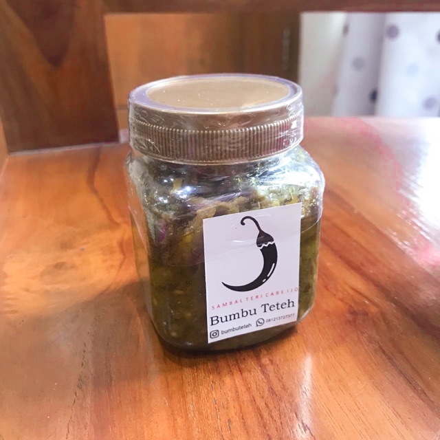 SAMBAL / SAMBEL TERI CABE IJO BUMBU TETEH