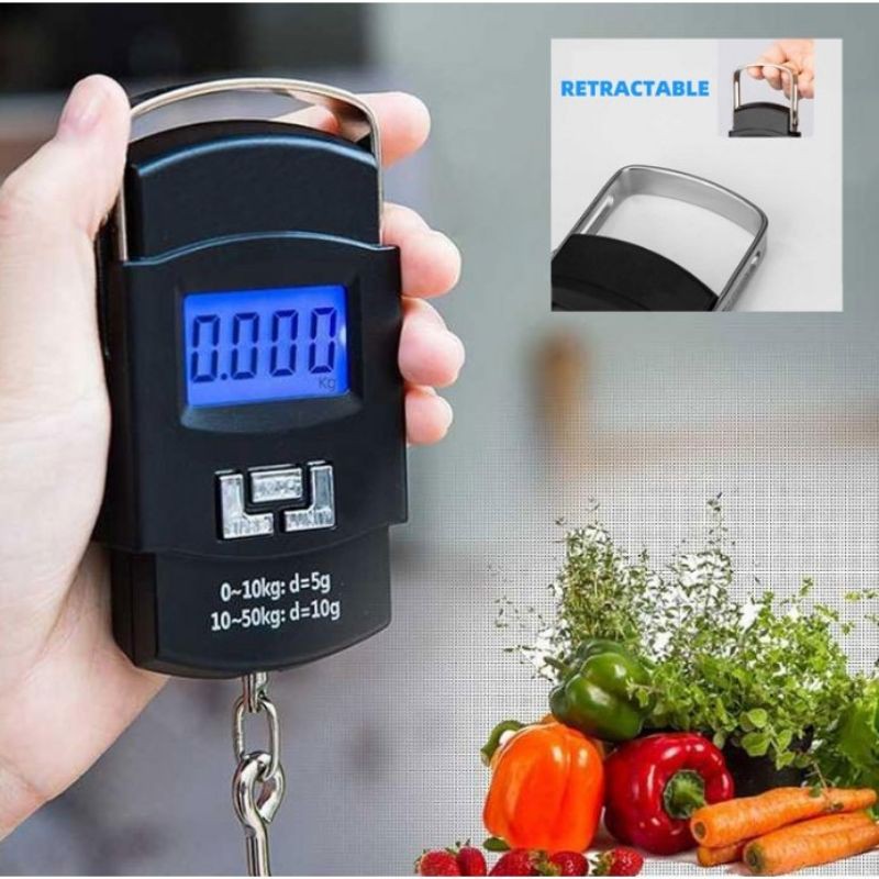 Timbangan Gantung Digital Scale 50kg LS02 Berkualitas