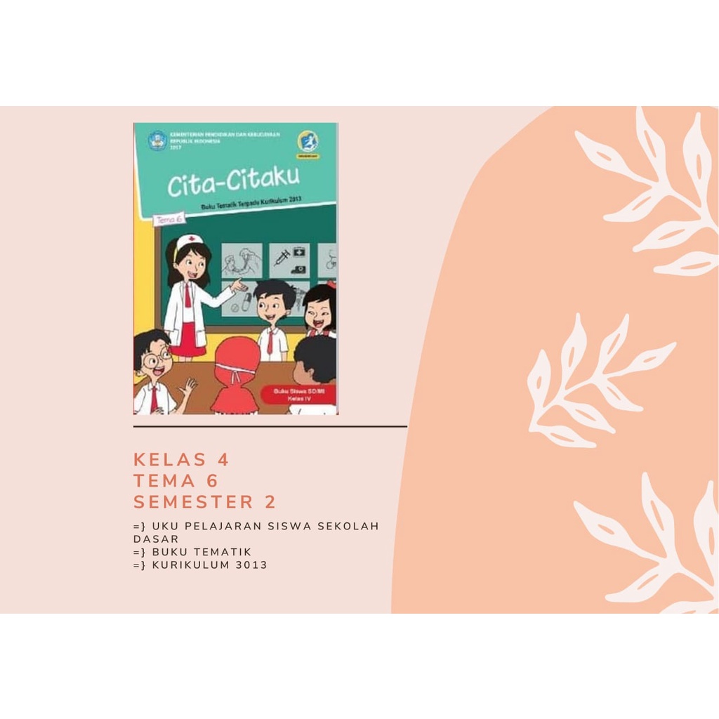 Buku Siswa Kelas 4 SD Tema 6