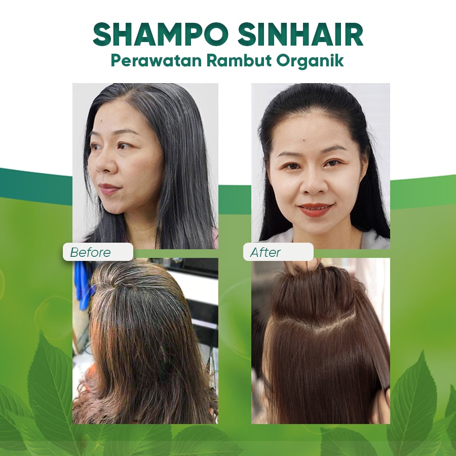 Hair color shampoo penghitam rambut uban Sin Hair shampoo jepang-3
