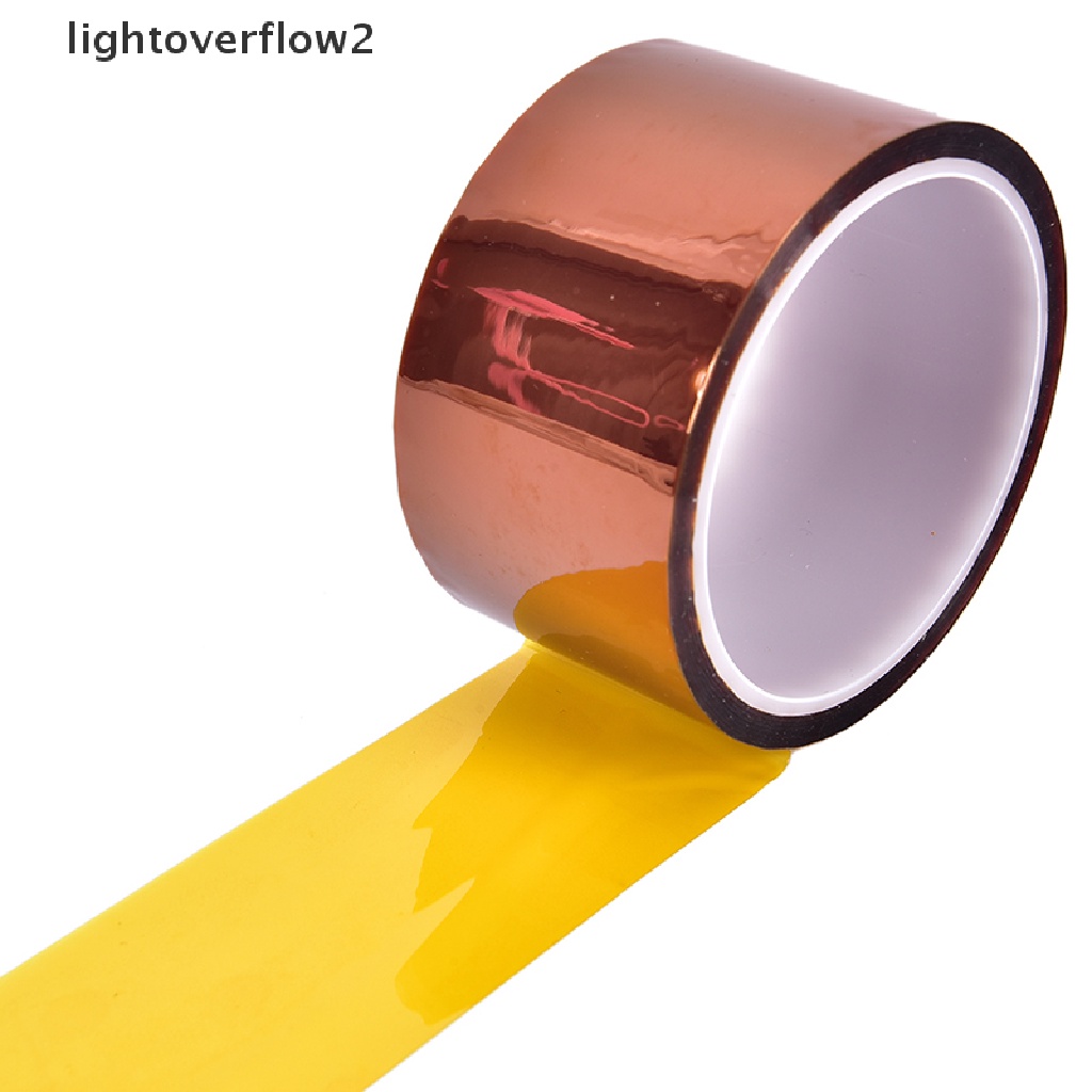 (Light2) Tape Kapton 50mm 5cm X 30m Tahan Panas