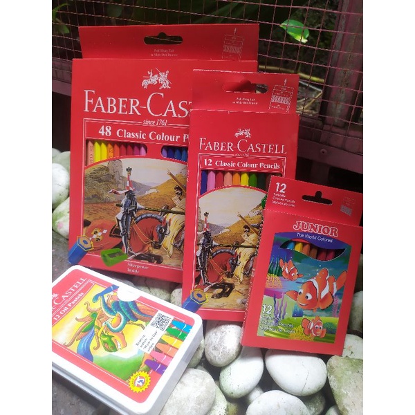 

faber-castell pencil warna 12 panjang