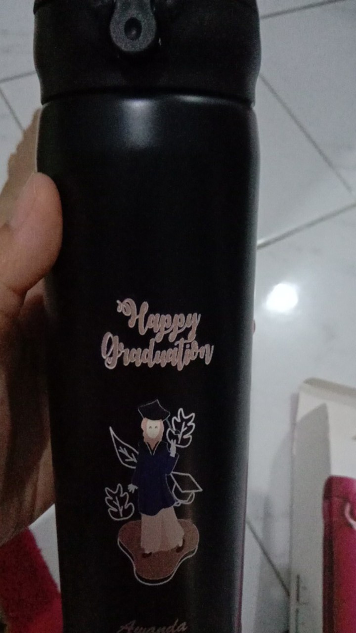 Botol Tumbler Custom Vacuum Flip Kancing Thermos/ Tumbler Among Us/tumbler Nama