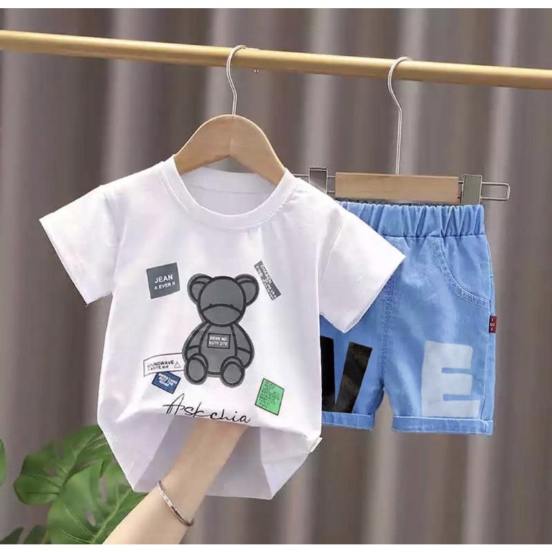 baju dan celana pendek anak levis 1-5 tahun