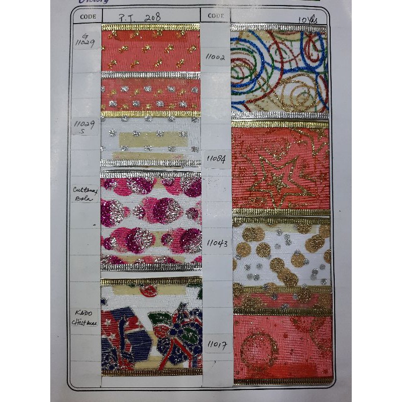 

Pita Natal lebar 6 cm(10 yds)