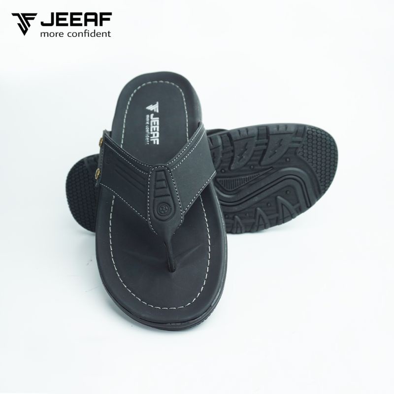 SANDAL JAPIT PRIA KULIT JEEAF ORIGINAL BEST QUALITY SIZE 43 -39 SANDAL PRIA CASUAL