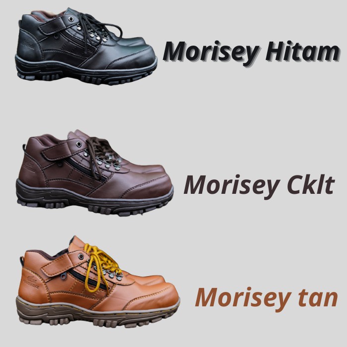 SEPATU SAFETY / SEPTI / UJUNG BESI OUTDOOR HIKING TERLARIS CROCODILE MORISEY LOWW TERBARU 2021