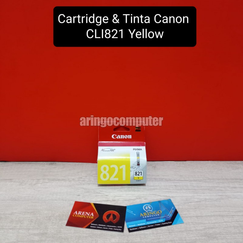 Cartridge &amp; Tinta Canon CLI821 Yellow