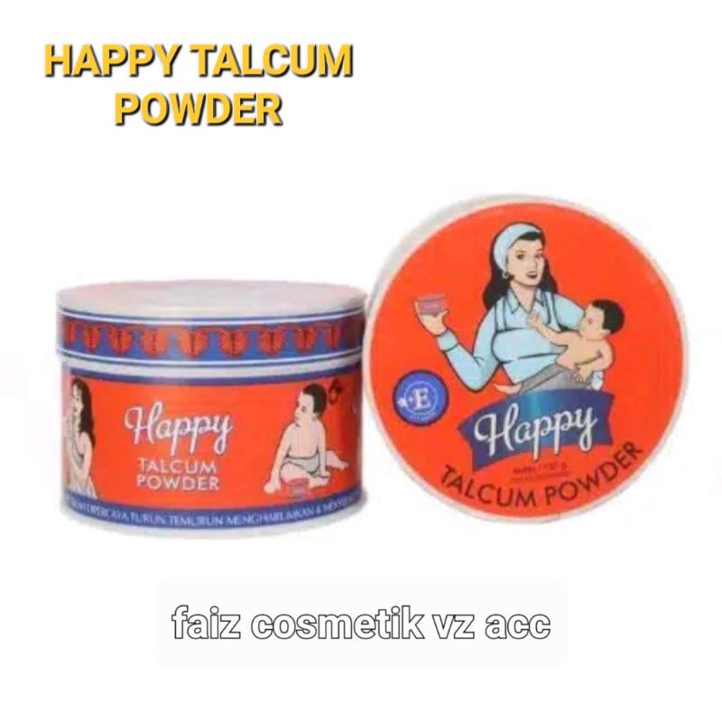 Bedak Happy Talcum powder 150gr