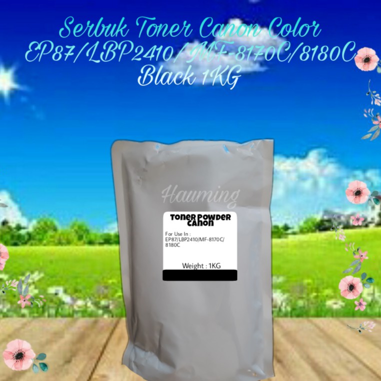 Serbuk Toner Canon EP87 EP 87 LBP2410 LBP 2410 MF8170 MF8180 MF-8170 8180 8170C 8180C Black 1kg