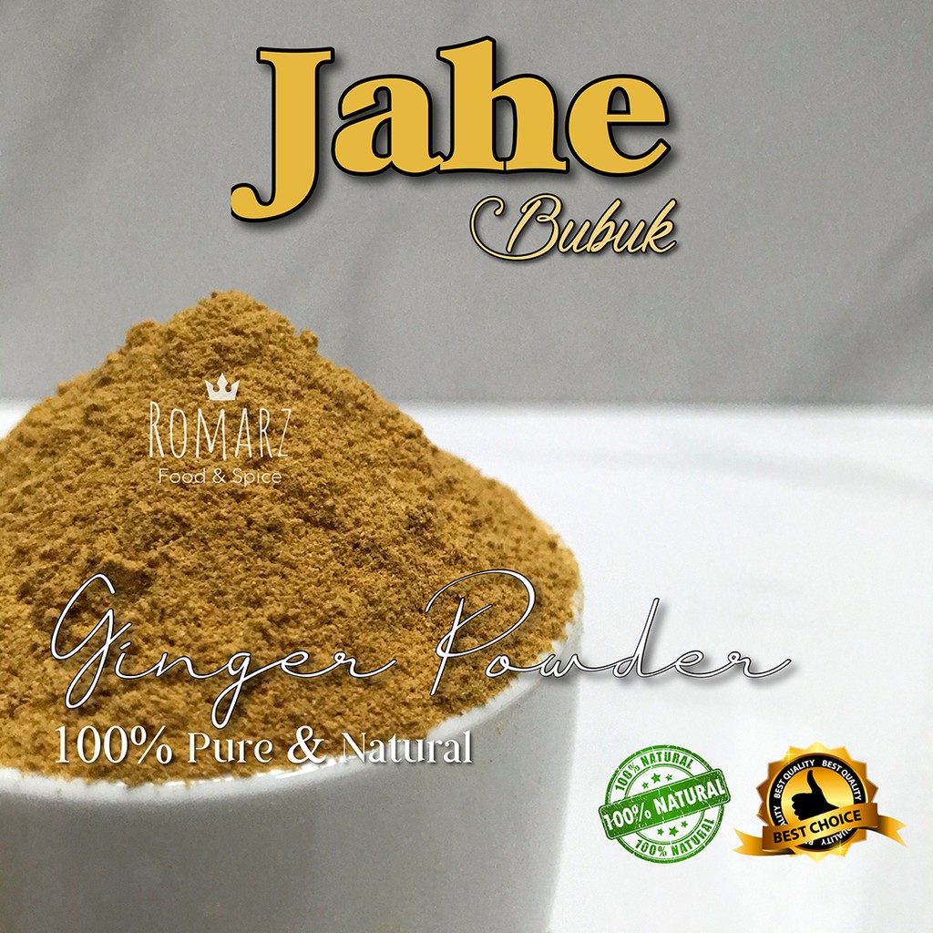 

JAHE BUBUK MURNI 50gr | ORGANIC GINGER POWDER 50gr | JAHE ASLI PREMIUM