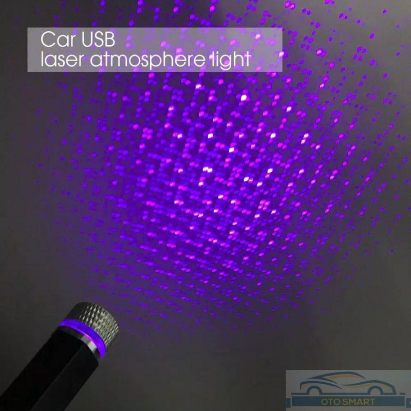 Lampu Laser Langit Kandang Plafon Mobil Dekorasi USB Lampu Star