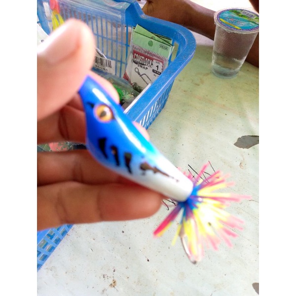 geol baze lure 6cm rettle untuk toman